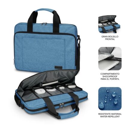 6 pollici - Protezione Air Padding - Resistente poliestere Oxford - Repellente ai liquidi - Colore blu
