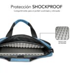 Subblim Valigetta per laptop fino a 15,6 pollici - Protezione Air Padding - Resistente poliestere Oxford - Repellente ai liquidi - Colore blu - immagine 4