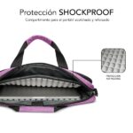 Subblim Valigetta per laptop fino a 15,6 pollici - Protezione Air Padding - Resistente poliestere Oxford - Repellente ai liquidi - Colore rosa - immagine 3