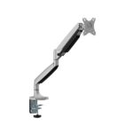 Ewent Supporto da tavolo con braccio articolato per monitor fino a 45" - Girevole e inclinabile - Gestione dei cavi - Peso massimo 15 kg - VESA 100x100 - Morsetto per spessore massimo di 80 mm - 134x625x663 mm - Colore grigio spazio - immagine 2
