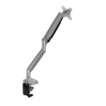 Ewent Supporto da tavolo con braccio articolato per monitor fino a 45" - Girevole e inclinabile - Gestione dei cavi - Peso massimo 15 kg - VESA 100x100 - Morsetto per spessore massimo di 80 mm - 134x625x663 mm - Colore grigio spazio - immagine 3