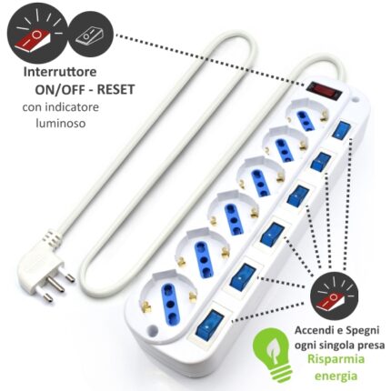 5 m - Colore bianco