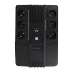 Ewent SAI Interattivo 700VA/390W - 6x Schuko - Presa di terra - Funzione AVR - Notifica sonora e LED - Protezione elettrica - Batteria da 12V / 7Ah sostituibile - Permette il montaggio a parete - Colore nero - immagine 3