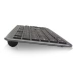 Ewent Pack Tastiera + Mouse wireless per ufficio - Ricevitore USB-A 2,4 Hz - 1600 dpi - Disposizione inglese QWERTY US - Batterie AA/AAA incluse - Tasti silenziosi a profilo ribassato - Colore nero/grigio - immagine 5