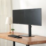 Ewent Supporto da tavolo per due monitor fino a 27" - Molla a gas - Girevole e inclinabile - Gestione dei cavi - Peso massimo di 7 kg per monitor - VESA 100x100 - 738x408x250 mm - Colore nero - immagine 3