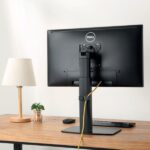 Ewent Supporto da tavolo per monitor fino a 34" - Molla a gas - Girevole e inclinabile - Gestione dei cavi - Peso massimo 7 kg - VESA a sgancio rapido - 220x408x280 mm - Colore nero - immagine 4