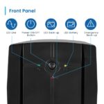 Ewent UPS interattivo 1300VA/720W - 3x Schuko - Cavo di alimentazione - Funzione AVR - Notifica acustica e LED - Protezione elettrica - Batteria sostituibile da 12V / 7Ah - Colore nero - immagine 2