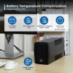 Ewent UPS interattivo 780VA/390W - 2x Schuko - Cavo di alimentazione - Funzione AVR - Notifica acustica e LED - Protezione elettrica - Batteria sostituibile da 12V / 7Ah - Colore nero - immagine 5