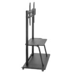 Ewent Supporto da pavimento per TV fino a 100" - Vassoio ausiliario - Altezza regolabile - VESA massimo 800x600 - Peso massimo 150 kg - Ruote per lo spostamento - 1050x570x1785 mm - Colore nero - immagine 2