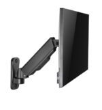 Ewent Supporto a parete con braccio articolato per monitor fino a 34" - Molla a gas - Girevole e inclinabile - Gestione dei cavi - Peso massimo 9 kg - VESA 100x100 - Colore nero - immagine 4