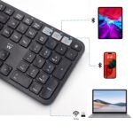 Tastiera wireless Ewent - Modalità risparmio energetico - Disposizione QWERTY PT portoghese - Ricevitore USB-A 2,4 Hz - 1 batteria AAA (inclusa) - Portata fino a 10 m - Colore nero - immagine 4