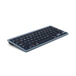 Tastiera da viaggio Ewent - Modalità risparmio energetico - Bluetooth 3.0 - Disposizione QWERTY PT portoghese - 2 batterie AAA (incluse) - 18 tasti multimediali - Colore nero/grigio - immagine 2