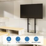 Ewent Supporto da pavimento e da parete per TV fino a 100" - Altezza regolabile - Gestione dei cavi - VESA massimo 800x600 - Peso massimo 120 kg - 904x250x1250 mm - Colore nero - immagine 3