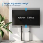 Ewent Supporto da pavimento e da parete per TV fino a 100" - Altezza regolabile - Gestione dei cavi - VESA massimo 800x600 - Peso massimo 120 kg - 904x250x1250 mm - Colore nero - immagine 5