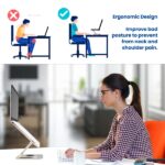 Supporto da tavolo per laptop Ewent - Alluminio - Rotazione 360° - Regolabile - Base antiscivolo - Regolabile - Pieghevole - Colore argento/grigio - immagine 5