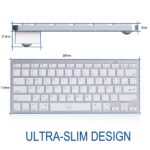 Tastiera da viaggio Ewent - Modalità risparmio energetico - Bluetooth 3.0 - Disposizione QWERTY PT portoghese - Portata fino a 10 m - Colore argento/bianco - immagine 4