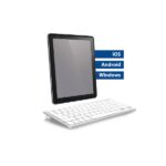 Tastiera da viaggio Ewent - Modalità risparmio energetico - Bluetooth 3.0 - Disposizione QWERTY PT portoghese - Portata fino a 10 m - Colore argento/bianco - immagine 5