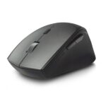 Mouse wireless Ewent - 2400 dpi - Clic silenzioso - Bluetooth 5.1 - Ricevitori USB-A e C da 2,4 GHz - Plug and Play - Colore nero/grigio - immagine 4
