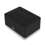 Ewent Docking Station a doppio alloggiamento - HDD/SSD SATA da 2,5/3,5" - USB 3.2 Gen1 - Funzione di clonazione - Indicatore LED - Colore nero - immagine 4