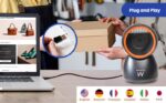 Lettore di codici a barre da tavolo Ewent - 1D 2D QR - Mani libere - Resistente alle cadute - Plug and Play - Colore nero/arancione - immagine 5