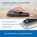 Tastiera wireless Ewent - Ergonomica - Batteria ricaricabile al litio da 300 mAh - Tasti a basso profilo e silenziosi - Colore nero - immagine 5