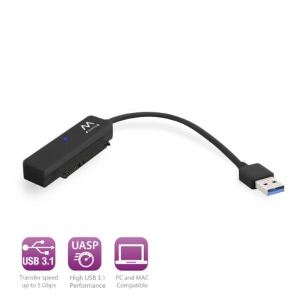 5" - ABS ad alta resistenza - Indicatore LED - Colore nero