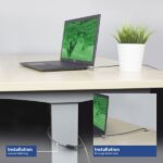 Ewent Cavo di sicurezza per laptop - Lucchetto con combinazione numerica - Cavo in acciaio - Lunghezza 1,5 m - Colore nero - immagine 5