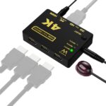 Ewent Switch Commutatore HDMI 3 in 1 - Risoluzione 4K - Telecomando - Cavo di alimentazione e IR inclusi - Colore nero - immagine 2