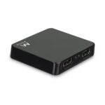 Ewent Duplicatore HDMI 1x2 - Risoluzione 4K a 30Hz - Cavo di alimentazione da 80 cm incluso - Indicatore LED - Colore nero - immagine 3