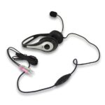 Cuffie stereo Ewent - Microfono integrato - 2x jack da 3,5 mm - Cavo intrecciato in nylon da 2 m - Colore nero/grigio - immagine 3