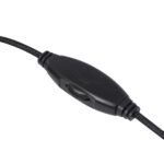 Cuffie stereo Ewent - Microfono integrato - 2x jack da 3,5 mm - Cavo intrecciato in nylon da 2 m - Colore nero/grigio - immagine 4
