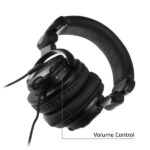 Cuffie stereo Ewent con padiglioni auricolari - Microfono integrato - Controllo del volume - Cavo da 1,85 m - Colore nero - immagine 4