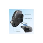 Mouse wireless Ewent - Ergonomico - Impugnatura verticale - 1000 dpi - USB-A 2,4 GHz - 3 pulsanti - Colore nero/grigio - immagine 5