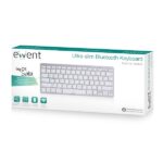 Tastiera da viaggio Ewent - Modalità risparmio energetico - Bluetooth 3.0 - Disposizione italiana QWERTY IT - Colore argento - immagine 2