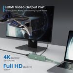 Ewent Hub USB-C 5 in 1 - 1x RJ45 - 1x HDMI 4K - 1x USB-C - 2x USB-A - fino a 1000Mbps - Colore verde pastello - immagine 5