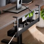 Ewent Supporta fino a 5 kg - Sistema di morsetti regolabili - Universale - 600x105x207 mm - Colore nero - immagine 4