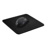 Tappetino per mouse Ewent - Rigido - Pelle sintetica - Base in gomma - 220x180x3 mm - Colore nero - immagine 2