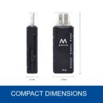 Lettore di schede esterno USB 2.0 Ewent - Velocità di trasferimento fino a 480 Mbps - Colore nero - immagine 5