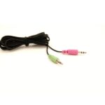 Cuffie stereo Ewent - Microfono integrato - 2x jack da 3,5 mm - Cavo da 2,1 m - Colore nero - immagine 4