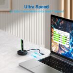 Ewent Docking station per SSD M.2 NVME - Supporto UASP e TRIM - Cavo da 50 cm - Colore nero - immagine 2