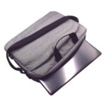 Ewent Custodia per laptop 15,6" - Maniglia - Cinghia regolabile - Poliestere - Colore grigio - immagine 3