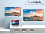 Ewent Hub 4 in 1 - HDMI - VGA - USB 3.2 Gen1 - USB-C PD 60W - Colore alluminio - immagine 5