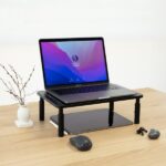 Tooq TQMR081 Supporto elevatore per monitor o laptop - Peso max. 20 kg - Colore nero - immagine 4