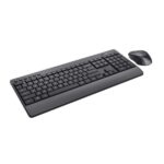 Trust Trezo Pack Tastiera + Mouse wireless - Tasti silenziosi - Realizzato con materiale riciclato - Colore nero - immagine 4