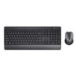 Trust Trezo Pack Tastiera + Mouse wireless - Tasti silenziosi - Realizzato con materiale riciclato - Colore nero - immagine 5
