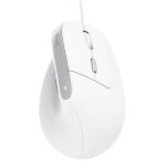 Trust Ergo Bayo Tastiera - DPI regolabile 800-2400 ppi - 6 pulsanti - Cavo 150 cm - Colore bianco - immagine 2