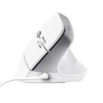 Trust Ergo Bayo Tastiera - DPI regolabile 800-2400 ppi - 6 pulsanti - Cavo 150 cm - Colore bianco - immagine 3