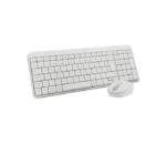 Logitech MK250 Compact Bluetooth Wireless Combo Pack Wireless + Mouse - Utilizzo ambidestro - Indicatori LED - Colore bianco - immagine 3