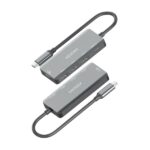 Hub USB-C 3.1 Aisens - USB-C PD 100W/USB-C/3xUSB-A 2.0 - 15 cm - Colore grigio - immagine 3