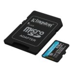 Kingston Scheda Micro SDXC 512GB UHS-I U3 V30 Classe 10 200MB/s Canvas Go Plus con adattatore - immagine 2